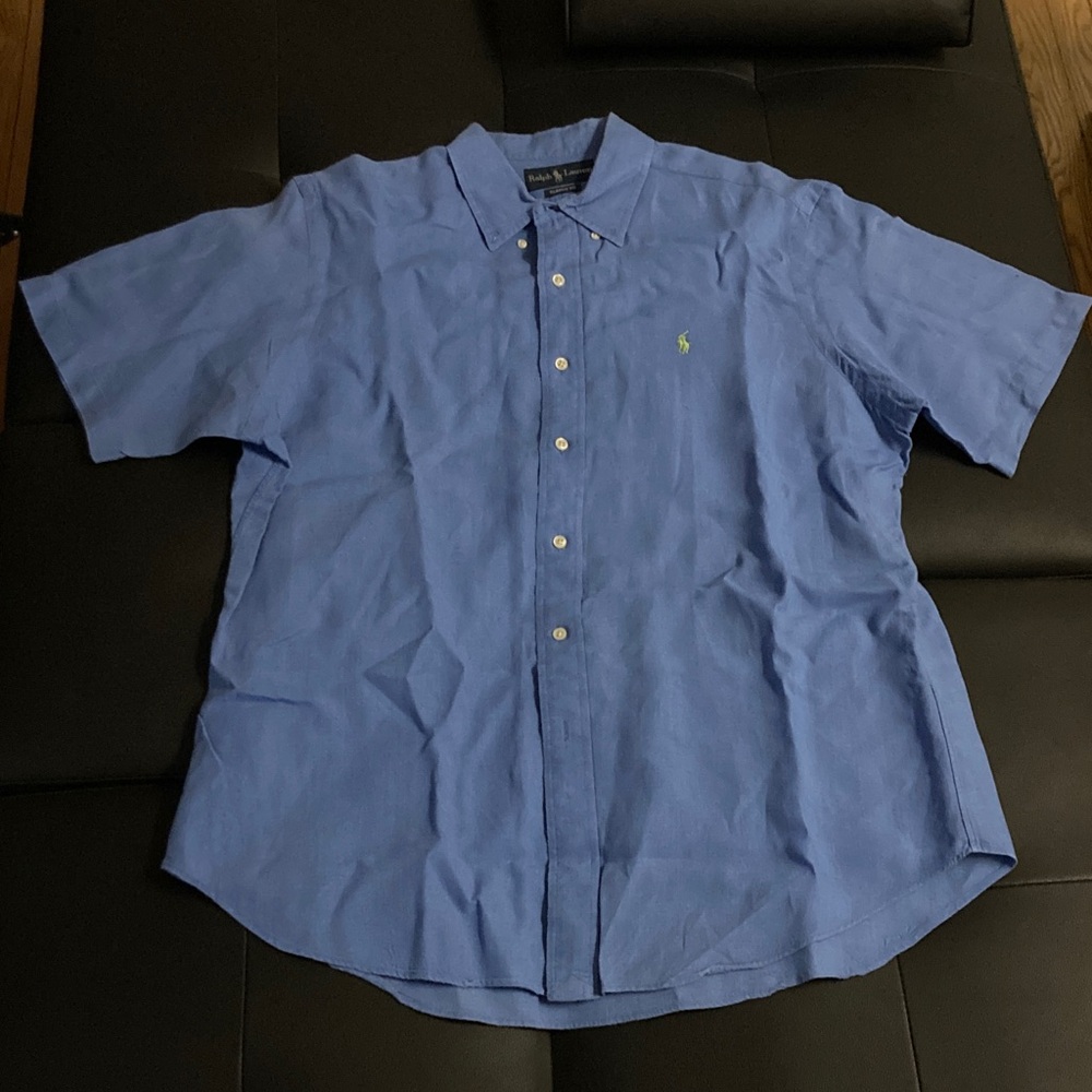 Polo by Ralph Lauren Men's Light Blue Button-Down Shirt